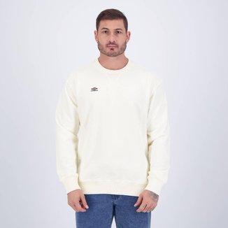 Blusão Umbro Textured Sweat Off White