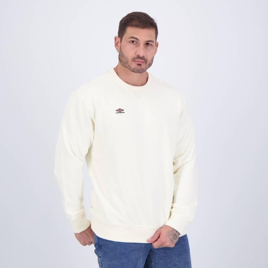 Blusão Umbro Textured Sweat Off White
