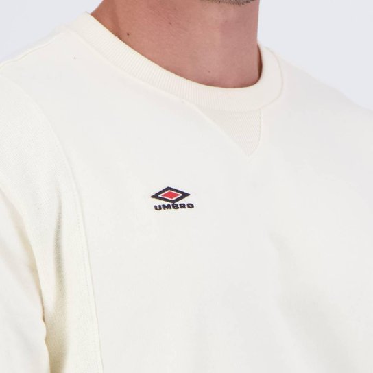 Blusão Umbro Textured Sweat Off White