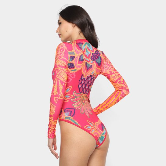 Body Adidas Farm Manga Longa Feminino