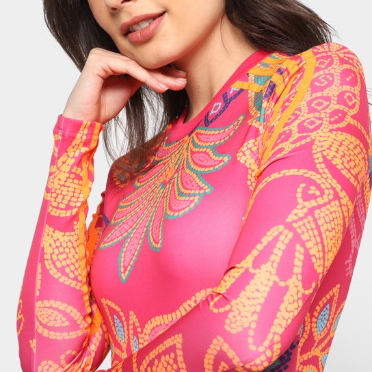 Body Adidas Farm Manga Longa Feminino