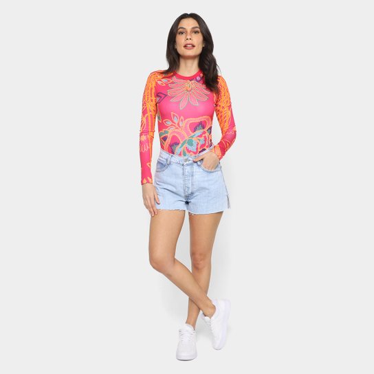 Body Adidas Farm Manga Longa Feminino