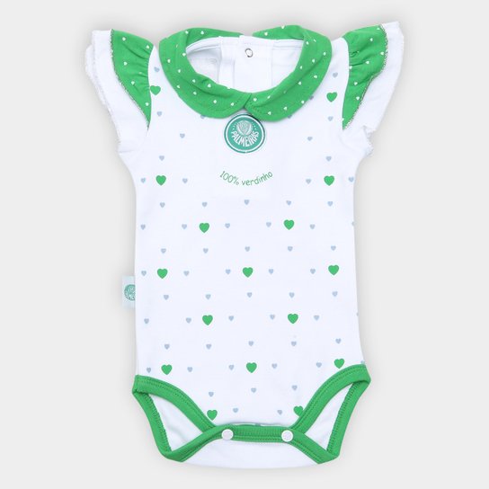 Body Bebê Palmeiras Cotton Coração