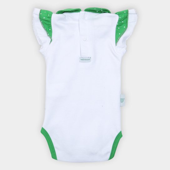 Body Bebê Palmeiras Cotton Coração