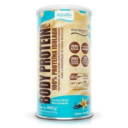 Body protein vanilla 440g Equaliv
