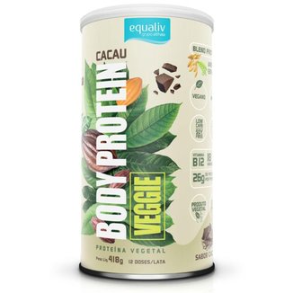 Body Protein Veggie B12 Cacau 418g - Equaliv