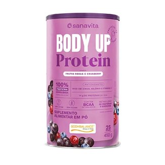 Body up Protein - 450g Frutas Roxas e Cranberry - Sanavita