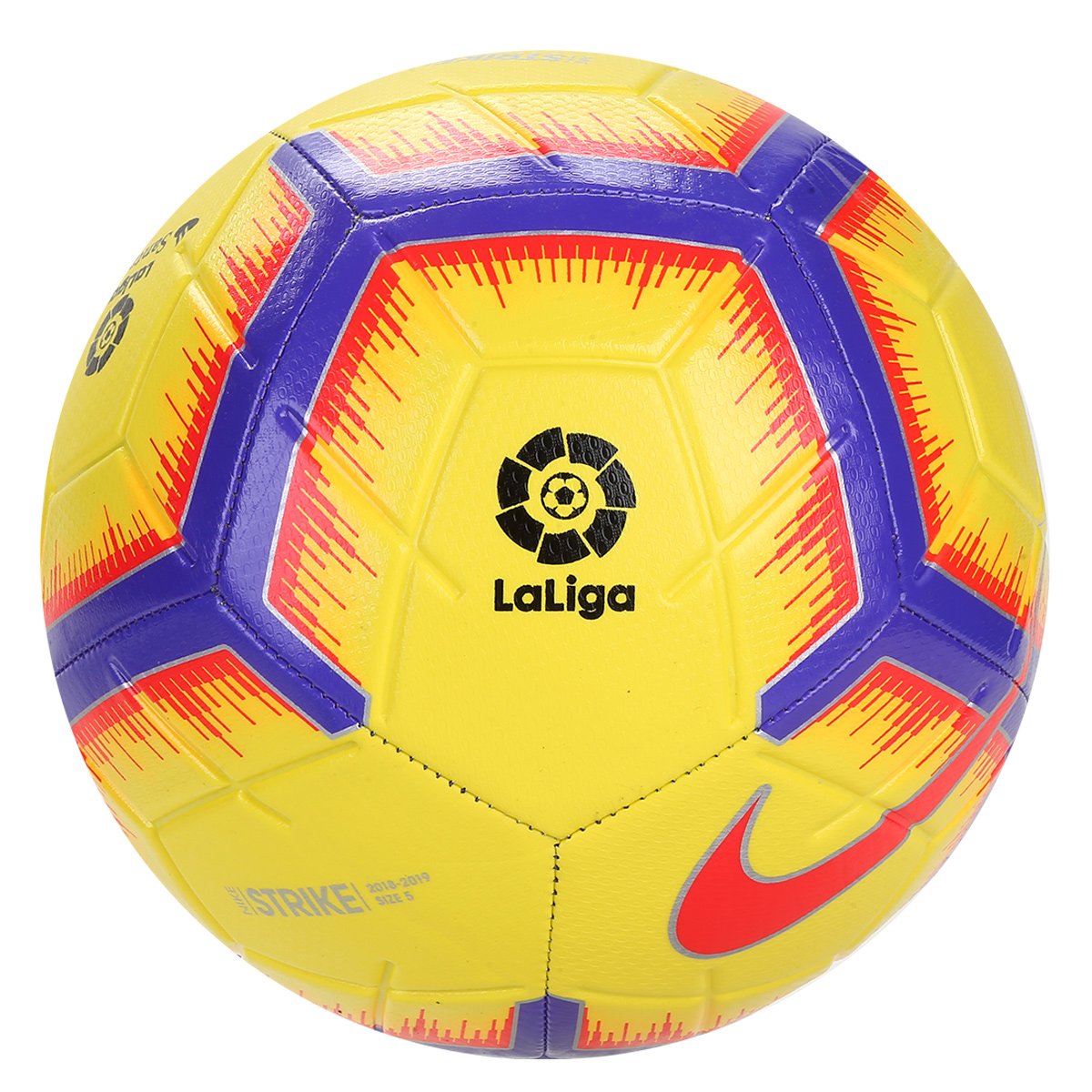 bola de futebol de campo nike strike la liga