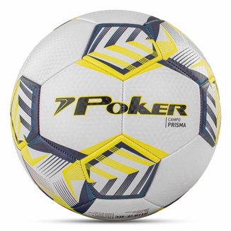 Bola de Futebol Campo Poker Training Prisma - Azul e Amarelo - Único