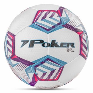 Bola de Futebol Campo Poker Training Prisma - Azul e Roxo - Único