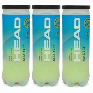 Bola de Tênis Head Master Pack com 3 tubos