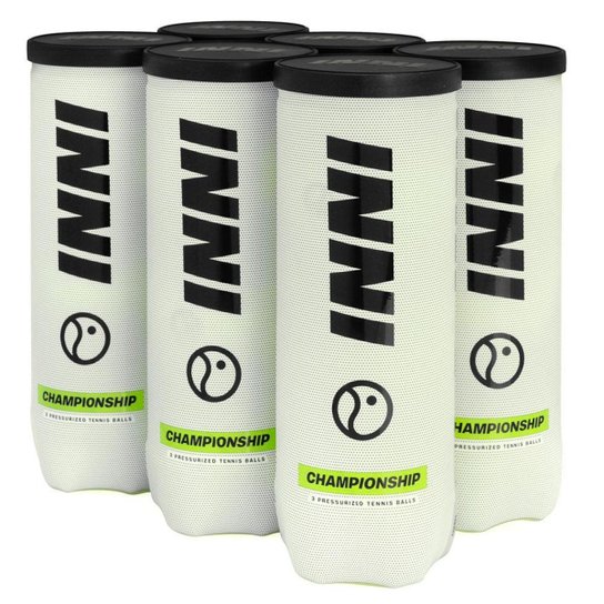Bola de Tênis Inni Championship Pack com 6 Tubos