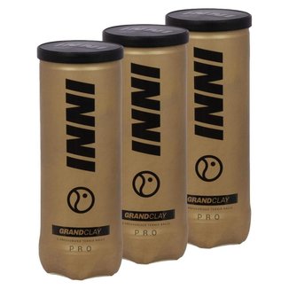 Bola de Tênis Inni Grand Clay Pack Com 03 Tubos