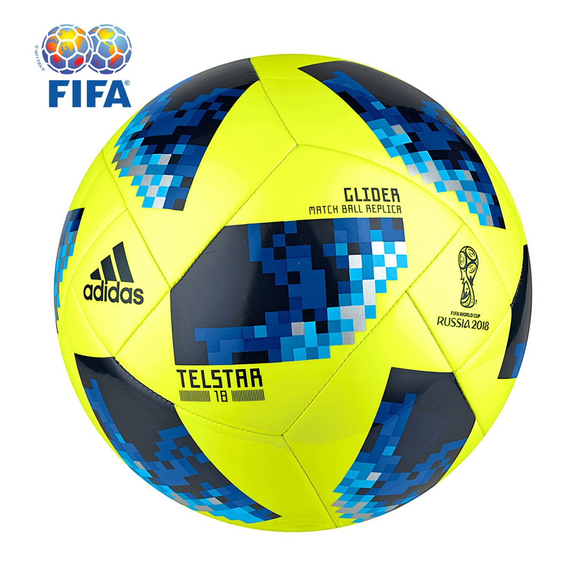 Bola Futebol Campo Adidas Telstar 18 Glider Copa do Mundo FIFA Azul Allianz Parque Shop Bola Futebol Campo Adidas Telstar 18 Glider Copa do Mundo FIFA Azul Allianz Parque Shop