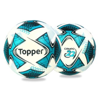 Bola Futebol Campo Topper 22 Grama Tamanho Oficial Pro