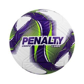 BOLA FUTEBOL DE CAMPO PENALTY LÍDER XXV - BCO/VDE UN