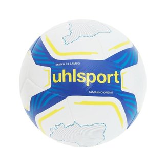 BOLA FUTEBOL DE CAMPO UHLSPORT MATCH R1 2024 - AZUL/BCO UN