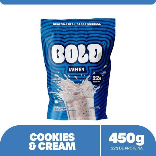 BOLD Whey Cookies & Cream 450g