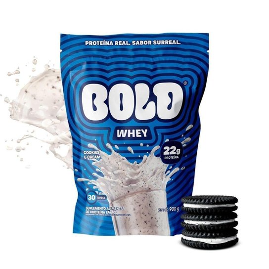 BOLD Whey Cookies & Cream 900g