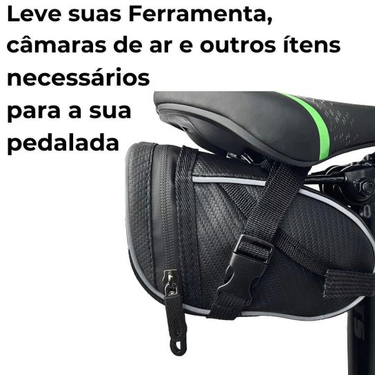 Bolsa de Selim Bicicleta Ferramentas Ciclismo Mtb Bike Speed Impermeável