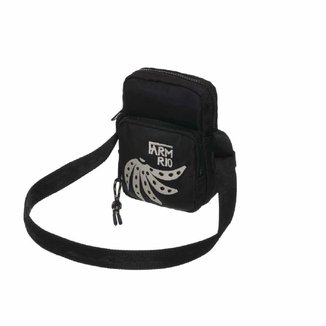Bolsa Farm da Gema Gráfico Tropi Preta