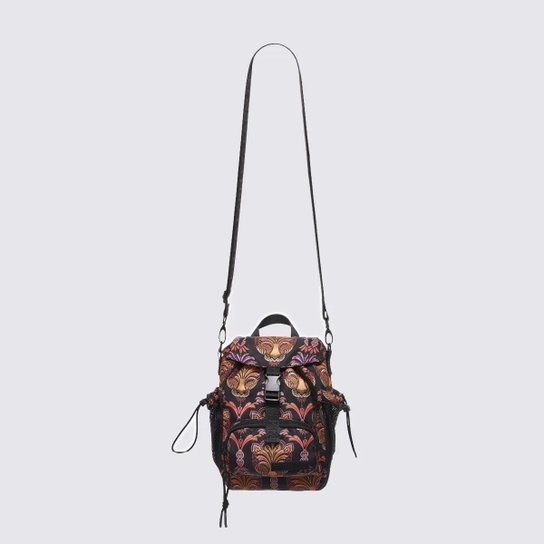 Bolsa Farm Pipoquinha Pantera Boho 78322236 Preto