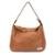 Bolsa Feminina em Couro Legitimo Hobo Sacola Média Road Seven - Caramelo