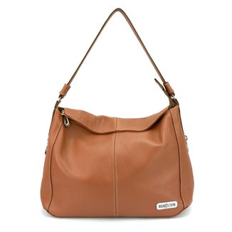 Bolsa Feminina em Couro Legitimo Hobo Sacola Média Road Seven
