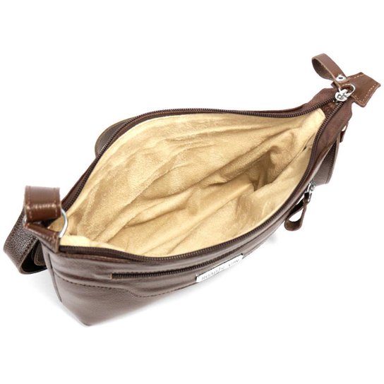 Bolsa Feminina em Couro Legitimo Pequena Alça Transversal dia à dia Road Seven