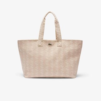 Bolsa Lacoste Tote XXL Summer Pack Jacquard Motif Feminina