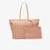 Bolsa Lacoste Tote Zely Granulada com Bolso Feminina - Rosa Claro