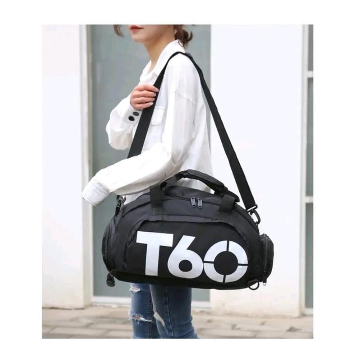 Bolsa Mala T60 Fitness Para Academia Treino Esporte E Viagem