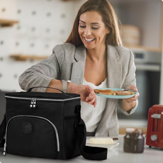 Bolsa Marmita Termica Prática Multiuso Para Viagens Trabalho Ferias