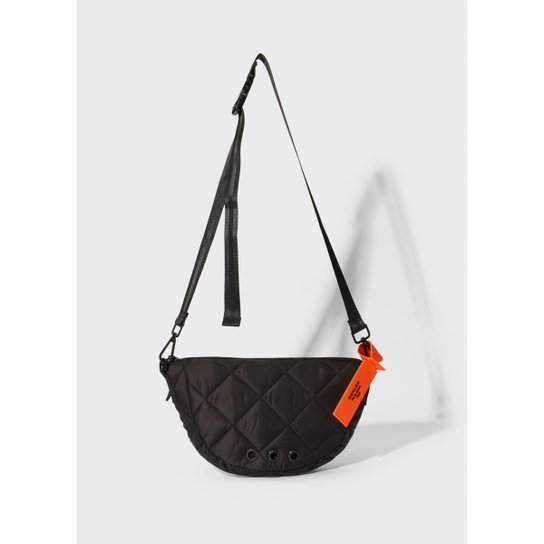 Bolsa mini andiroba nylon matelassê OSKLEN