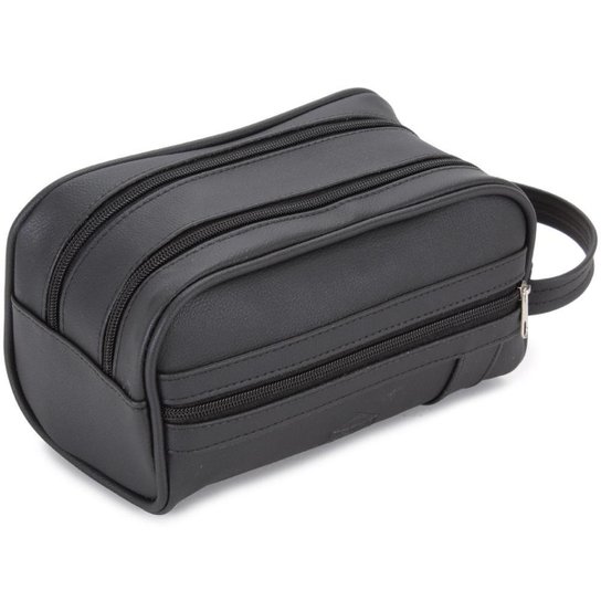 Bolsa Necessaire Masculina e Feminina Organizador Mala Maquiagens Repartições Ziper Dia a Dia