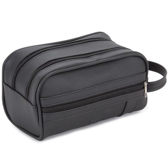 Bolsa Necessaire Masculina e Feminina Organizador Mala Maquiagens Repartições Ziper Dia a Dia