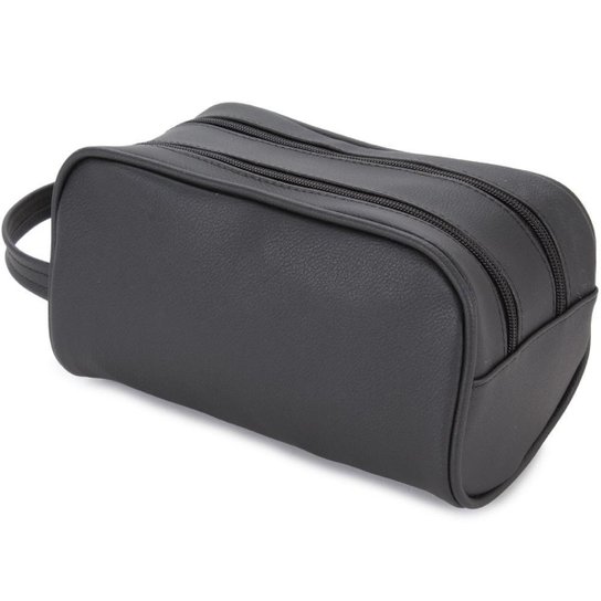 Bolsa Necessaire Masculina e Feminina Organizador Mala Maquiagens Repartições Ziper Dia a Dia