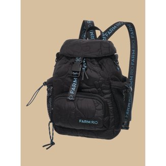 Bolsa Pipoquinha Puffer Lisos Preta Farm
