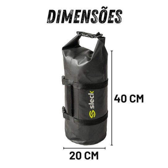 Bolsa Sleck Bike Moto Impermeável Preto 15l