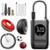 Bomba de Ar Eletrica Digital Portatil Encher Pneu Carro Moto Bike Bola Mini Calibrador Ar - Preto