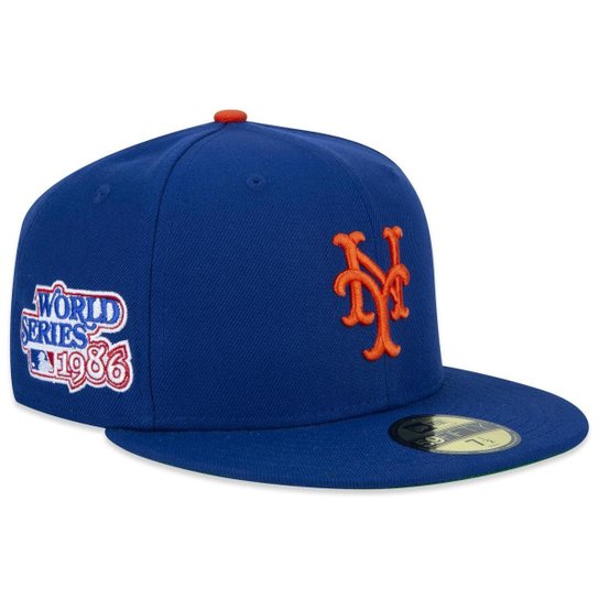 Boné 59Fifty Fitted Mlb New York Mets Fanpage Masculino
