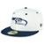 Boné 59FIFTY NFL Seattle Seahawks World Of Logos - Off White