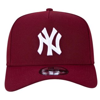 Bone 940 Af Sn Neyyan Car Aba Curva Snapback Vermelho Escuro New Era