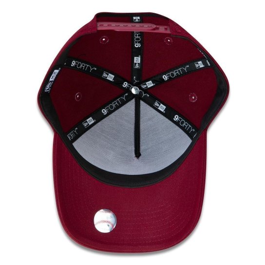 Bone 940 Af Sn Neyyan Car Aba Curva Snapback Vermelho Escuro New Era