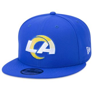 Boné 9Fifty Original Fit Snapback NFL Los Angeles Rams Aba Reta New Era Masculino