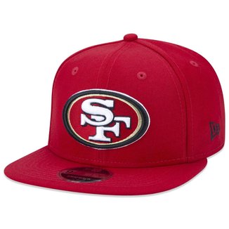 Boné 9Fifty Original Fit Snapback NFL San Francisco 49Ers Aba Reta New Era Masculino