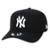 BONE 9FORTY A-FRAME SNAPBACK ABA CURVA MLB NEW YORK YANKEES ABA CURVA SNAPBACK PRETO NEW ERA - Preto