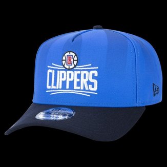 BONE 9FORTY A-FRAME SNAPBACK ABA CURVA NBA LOS ANGELES CLIPPERS SOCCER STYLE AZUL NEW ERA