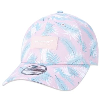 BONE 9FORTY MCLAREN RACING EDICAO ESPECIAL PALMEIRAS MIAMI ABA CURVA AJUSTAVEL ROSA NEW ERA