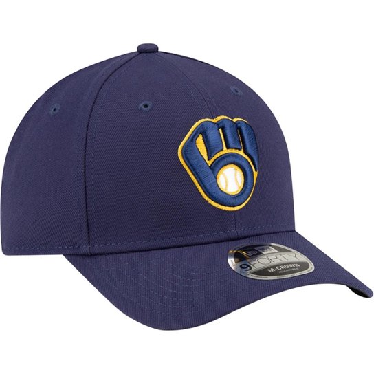 Boné 9Forty Mcrown Mlb Player Replica Milwaukee Brewers Masculino